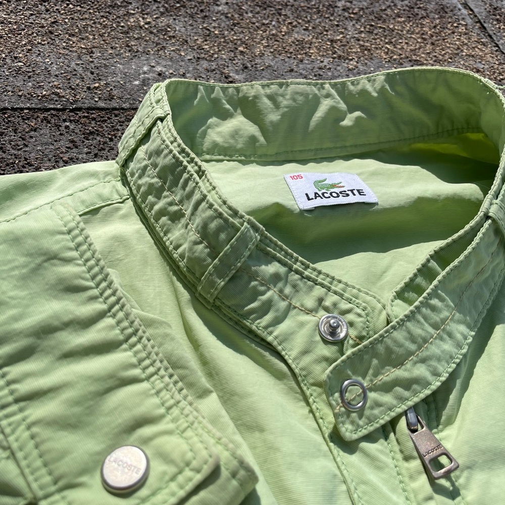 Lacoste Jacket Size L Green